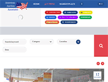 Tablet Screenshot of amer-auction.com